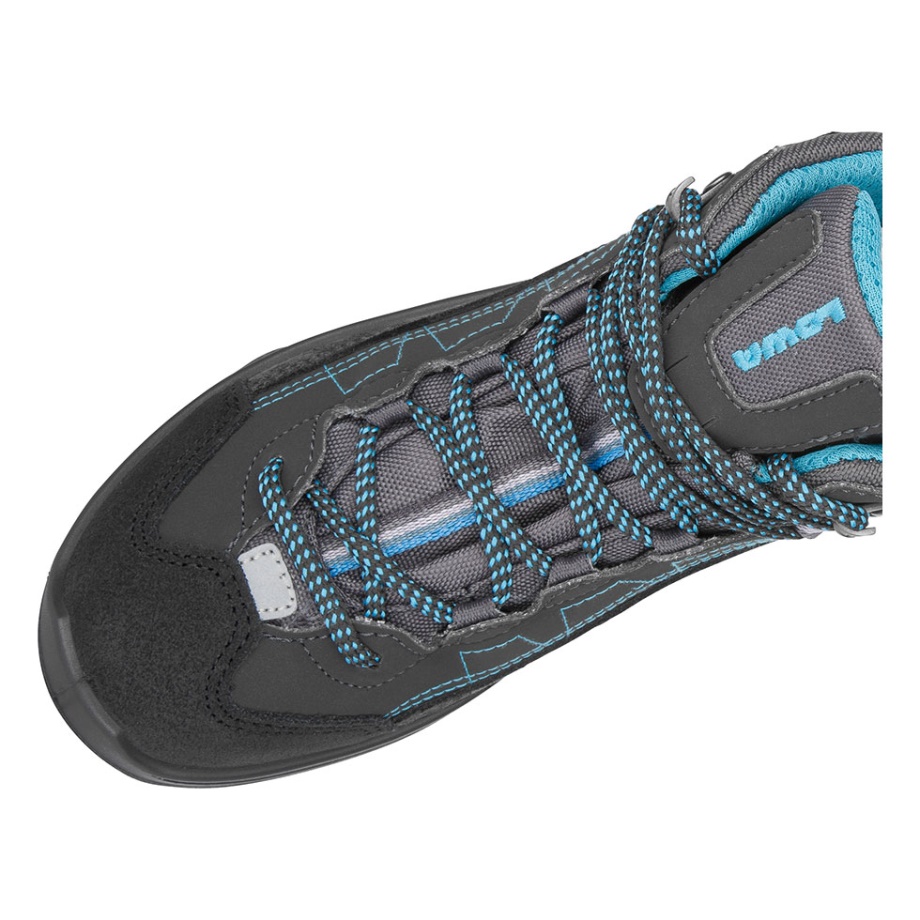 Abordagem Lowa Antracite/turquesa Gtxmid