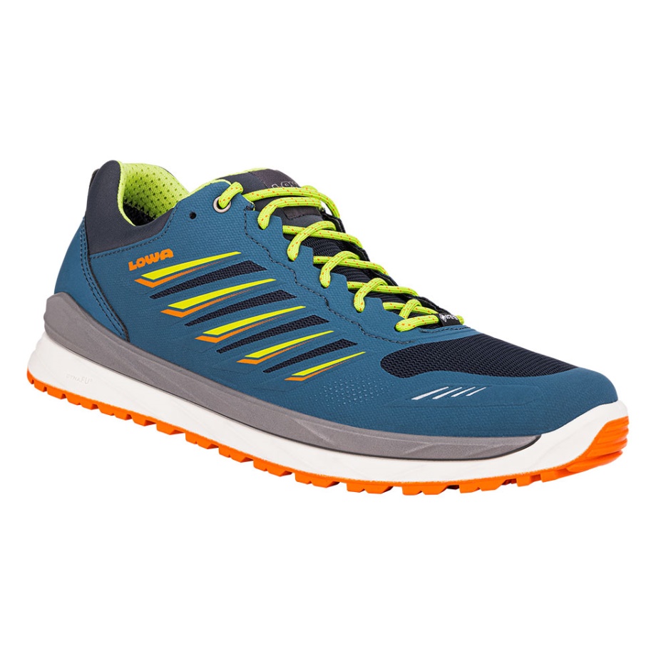 Lowa Axos Gtxlo Aço Azul/limão