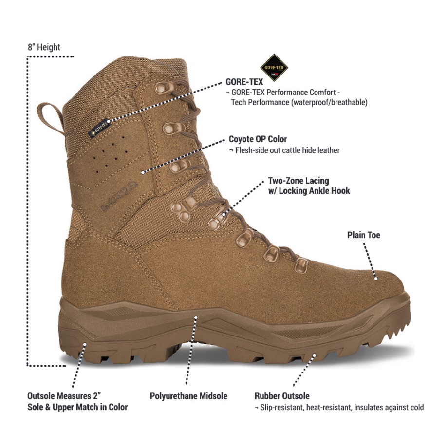 Lowa Fashion Coyote Op R-8s Gtxpatrol Ws