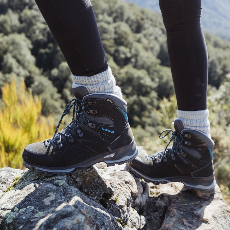 Antracite/azul Lowa Badia Gtx Feminino