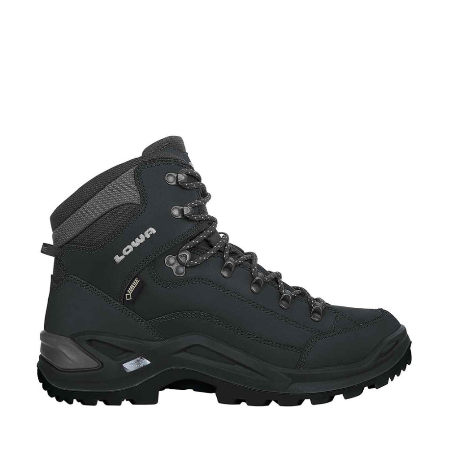 Lowa Renegade Gtx Mid Wide Cinza Escuro