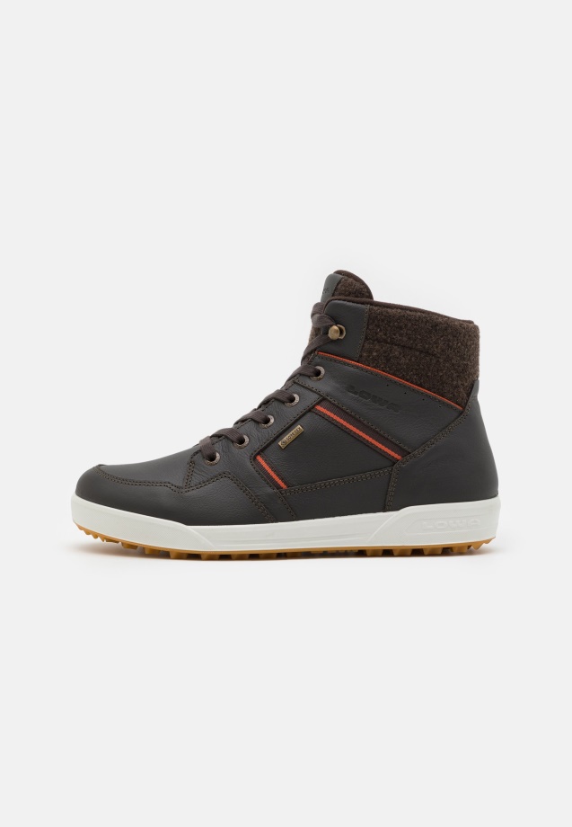 Botas De Inverno Lowa Bosco Gtx Marrom Escuro/laranja