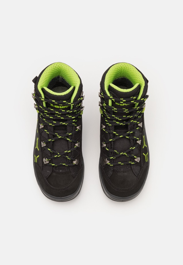 Tênis De Caminhada Júnior Kody Evo Gtxmid Lowa Preto/limão