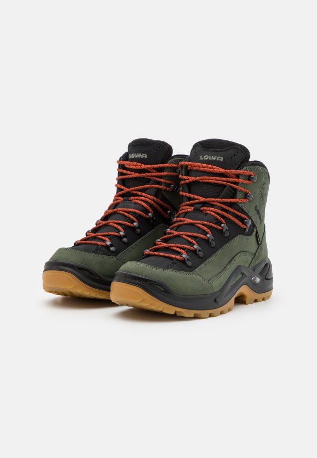 Sapatos De Caminhada Floresta/laranja Renegados Gtxmid Lowa