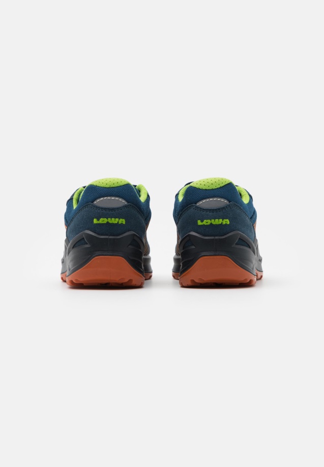 Tênis De Caminhada Unissex Lowa Blau/laranja Zirrox Gtxjunior