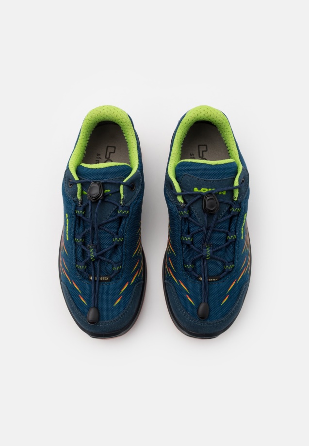 Tênis De Caminhada Unissex Lowa Blau/laranja Zirrox Gtxjunior