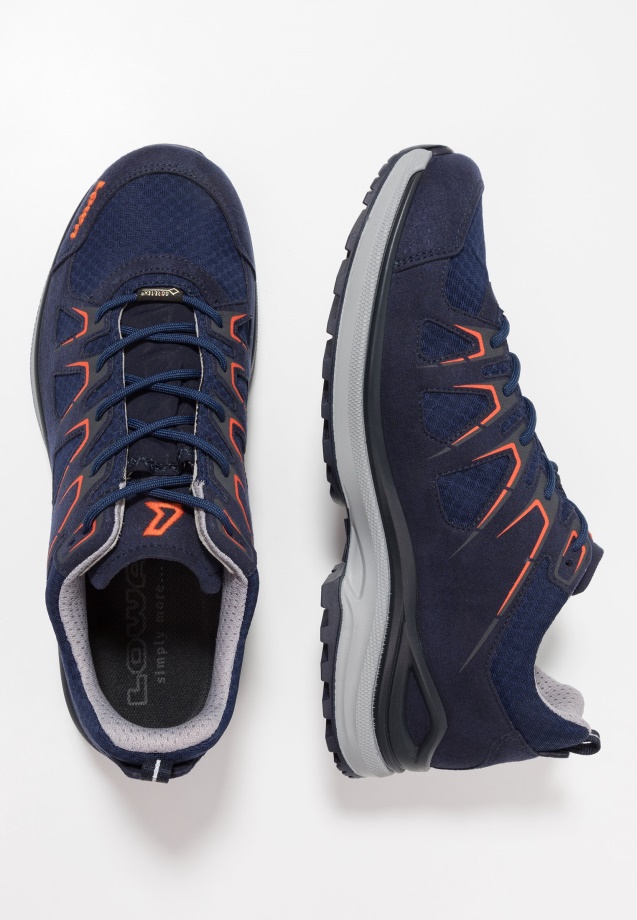 Tênis De Caminhada Innox Evo Gtx Lowa Navy/flame