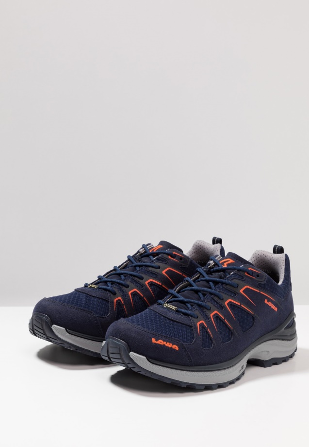 Tênis De Caminhada Innox Evo Gtx Lowa Navy/flame